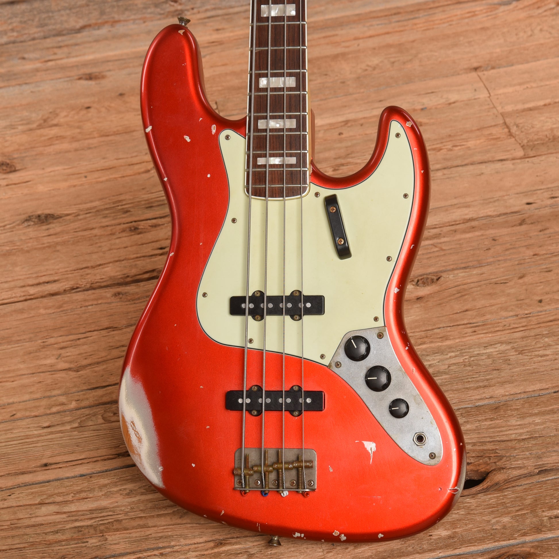 Nash JB-63 Candy Apple Red Bass Guitars / 4-String