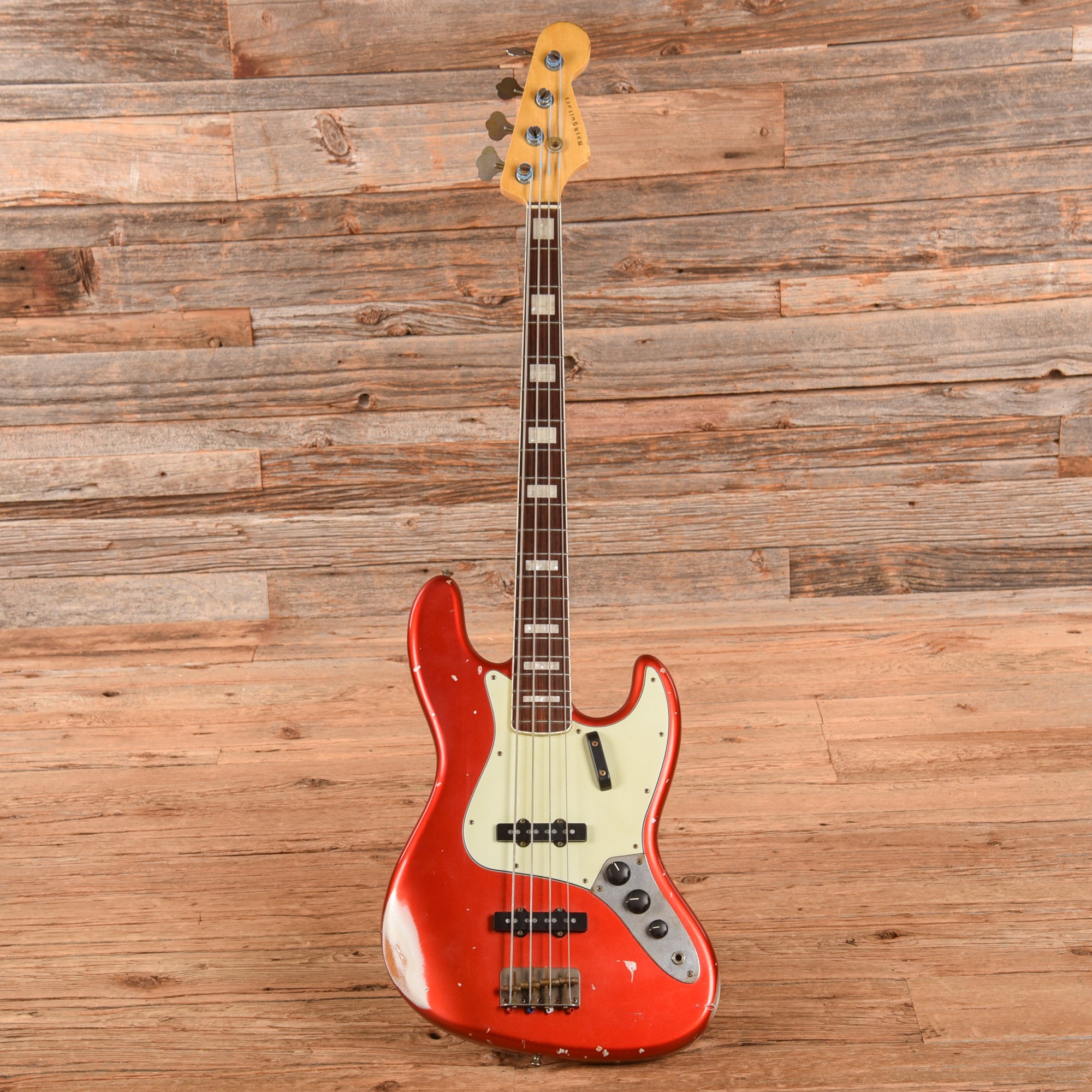 Nash JB-63 Candy Apple Red Bass Guitars / 4-String