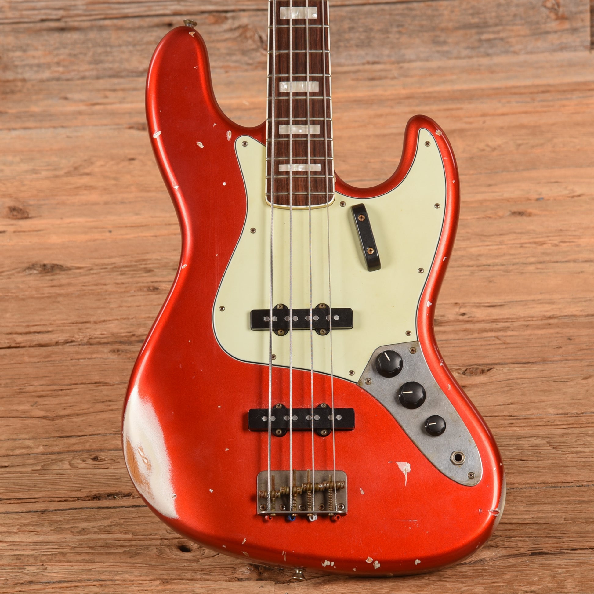 Nash JB-63 Candy Apple Red Bass Guitars / 4-String