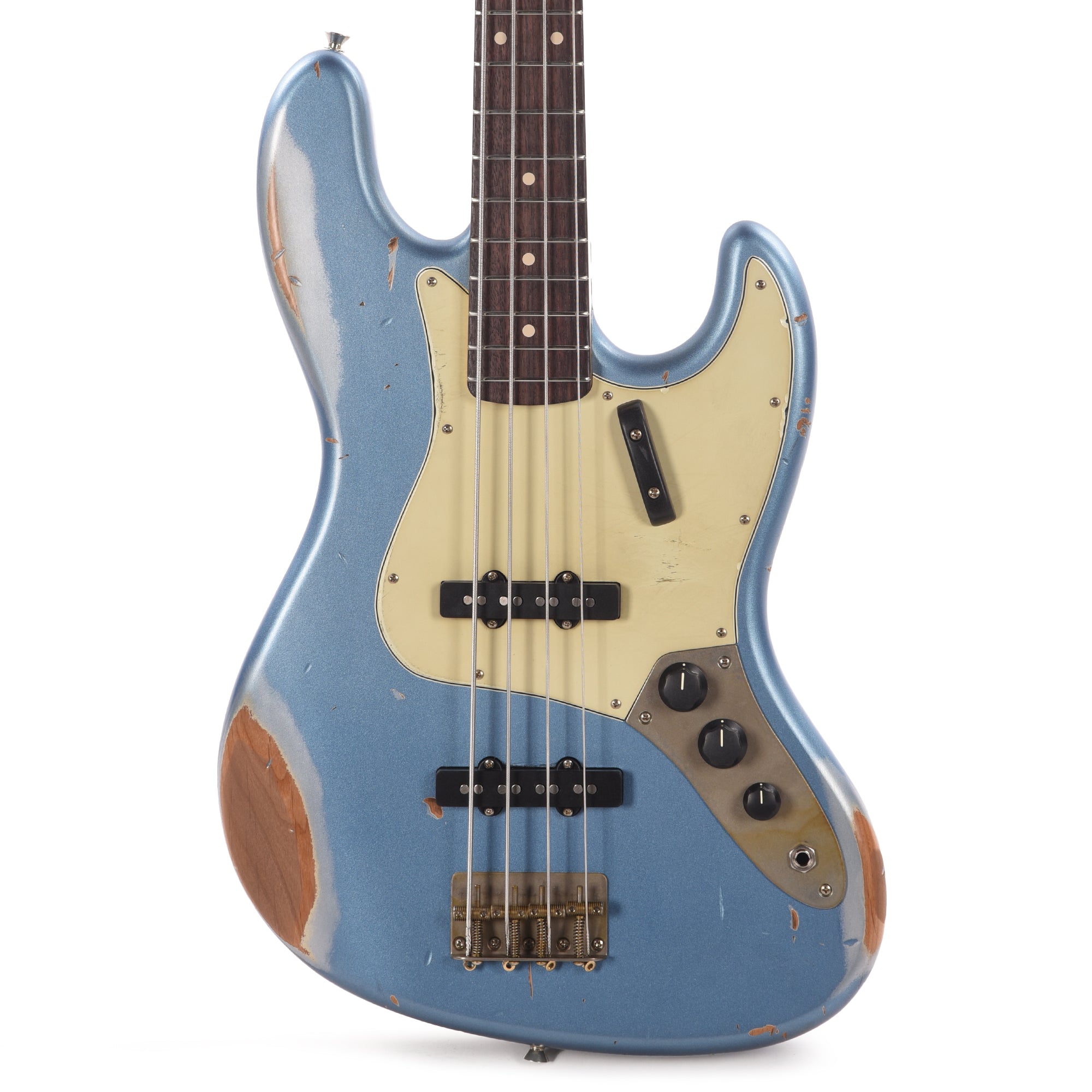 Nash JB-63 Ice Blue Metallic Heavy Relic Bass Guitars / 4-String