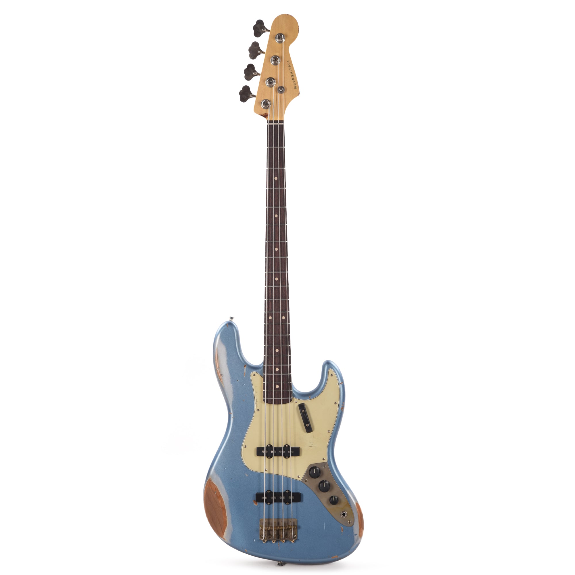Nash JB-63 Ice Blue Metallic Heavy Relic Bass Guitars / 4-String