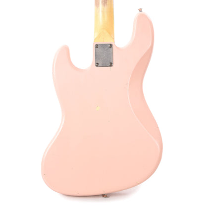 Nash JB-63 Shell Pink Light Relic w/4-Ply Tortoise Pickguard, Matching Headstock, & Lollar Pickups Bass Guitars / 4-String