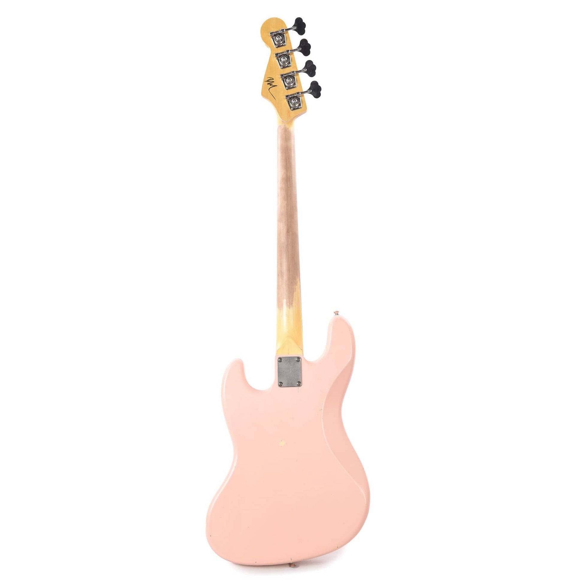 Nash JB-63 Shell Pink Light Relic w/4-Ply Tortoise Pickguard, Matching Headstock, & Lollar Pickups Bass Guitars / 4-String