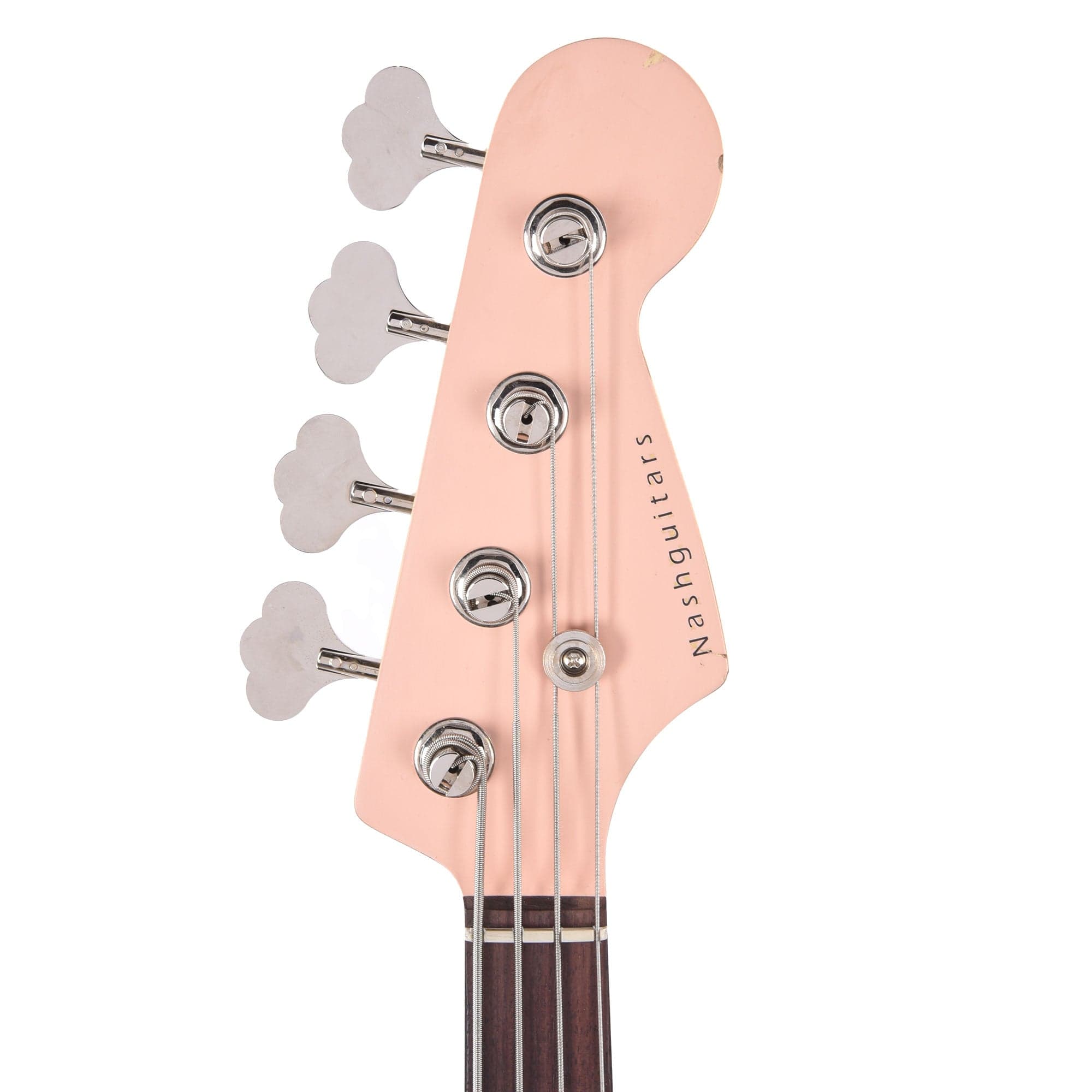 Nash JB-63 Shell Pink Light Relic w/4-Ply Tortoise Pickguard, Matching Headstock, & Lollar Pickups Bass Guitars / 4-String