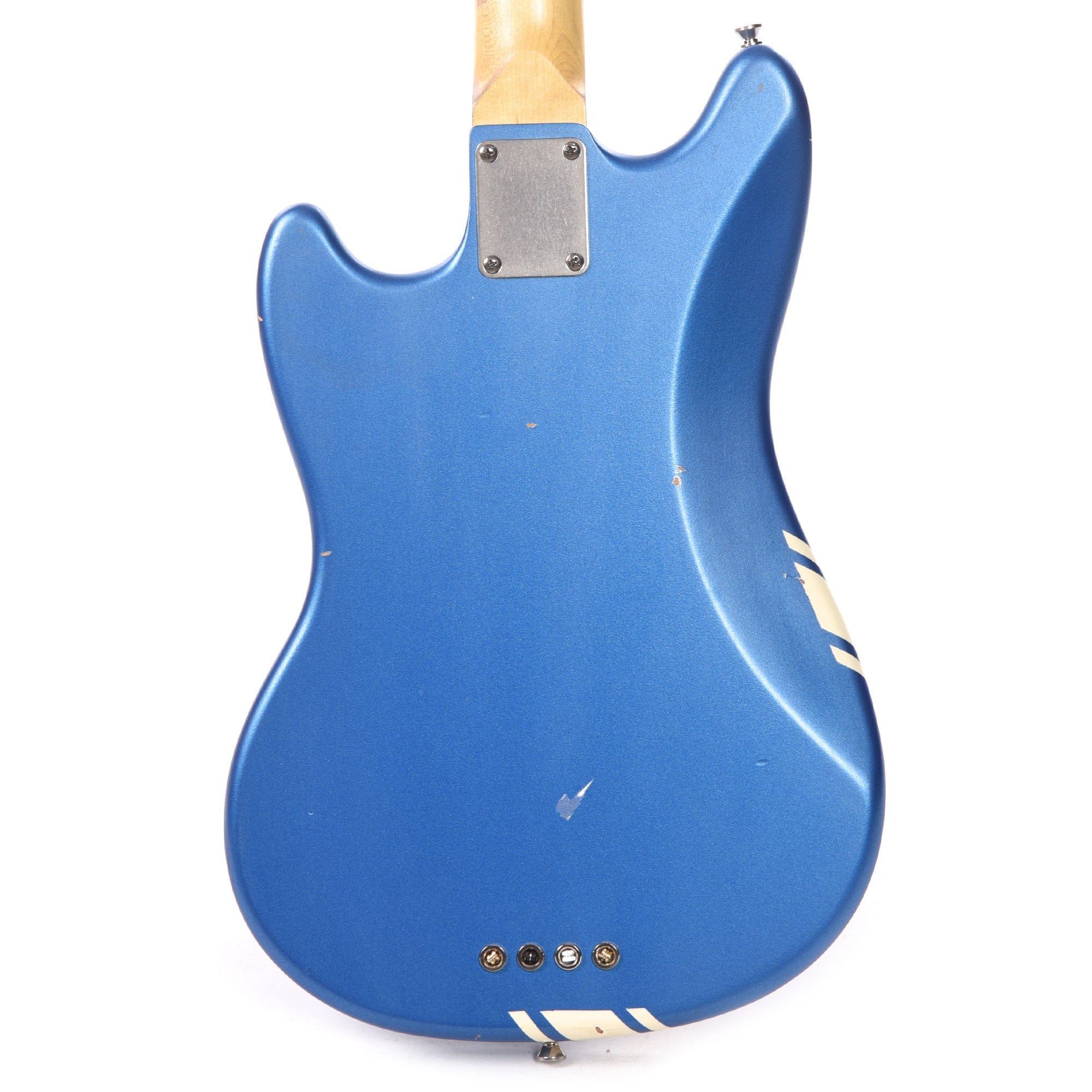 Nash MB-63 Lake Placid Blue Competition Stripe Light Relic w/Matching Headstock, 3-Ply Pearloid Pickguard, & Lollar Pickups Bass Guitars / 4-String