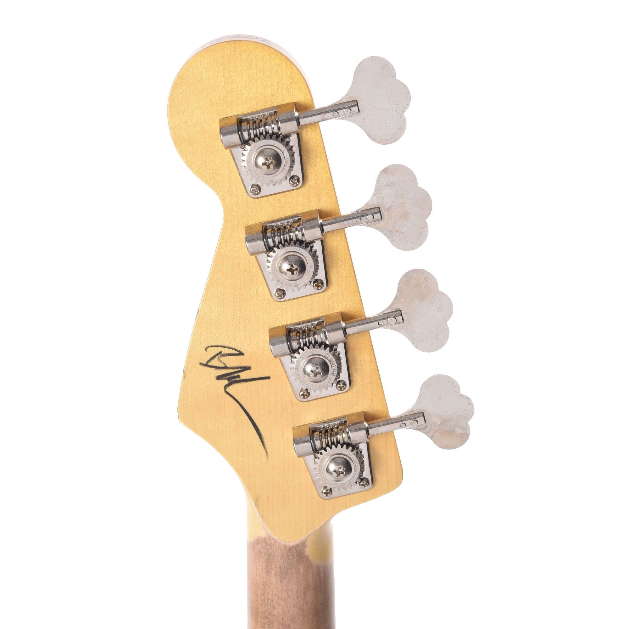 Nash MB-63 Lake Placid Blue Competition Stripe Light Relic w/Matching Headstock, 3-Ply Pearloid Pickguard, & Lollar Pickups Bass Guitars / 4-String