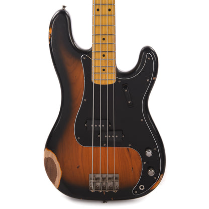 Nash PB-57 Ash 2 Tone Burst Medium Relic Bass Guitars / 4-String