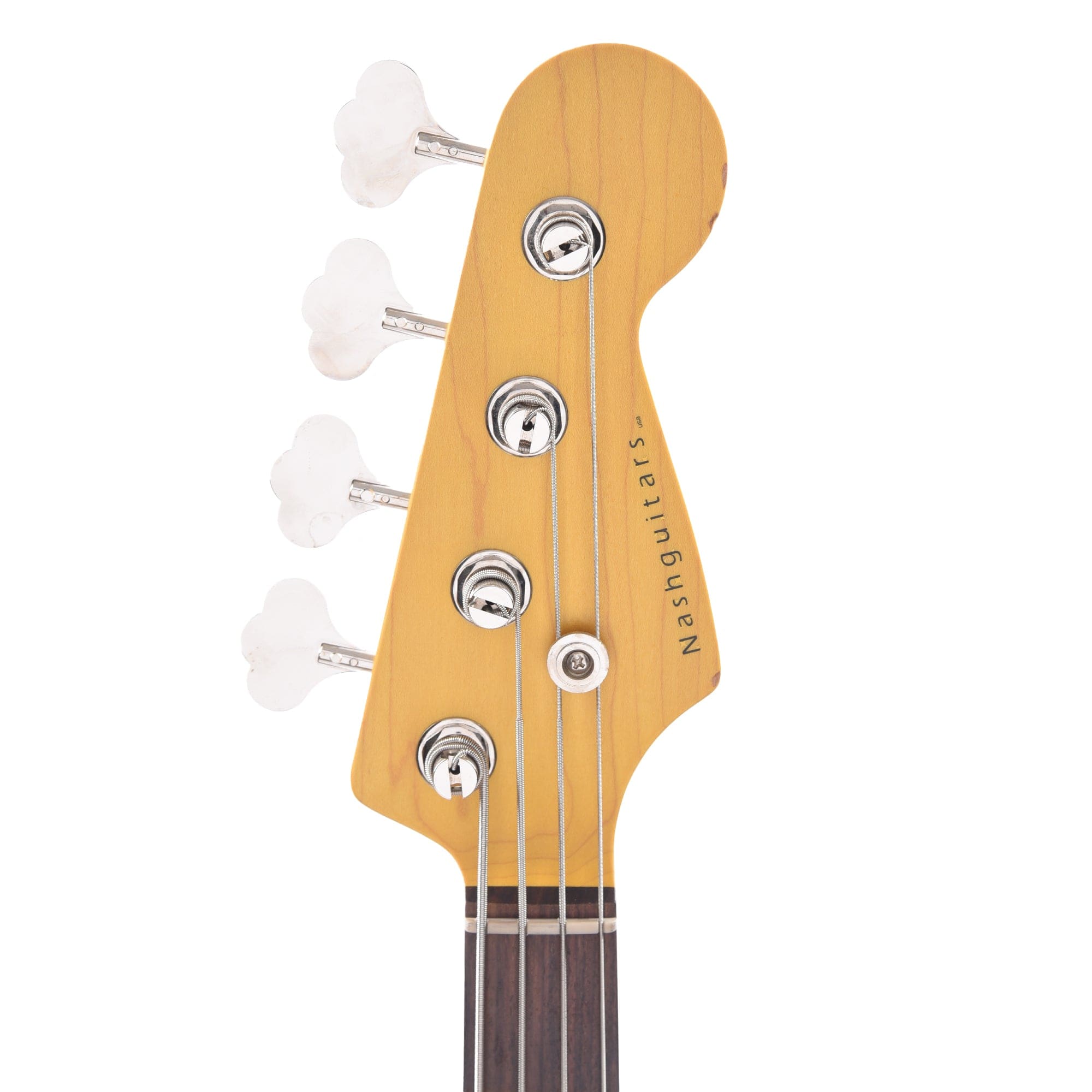 Nash PB-63 Black Over 3-Tone Sunburst Medium Relic w/4-Ply Tortoise Pickguard and Lollar Pickups Bass Guitars / 4-String