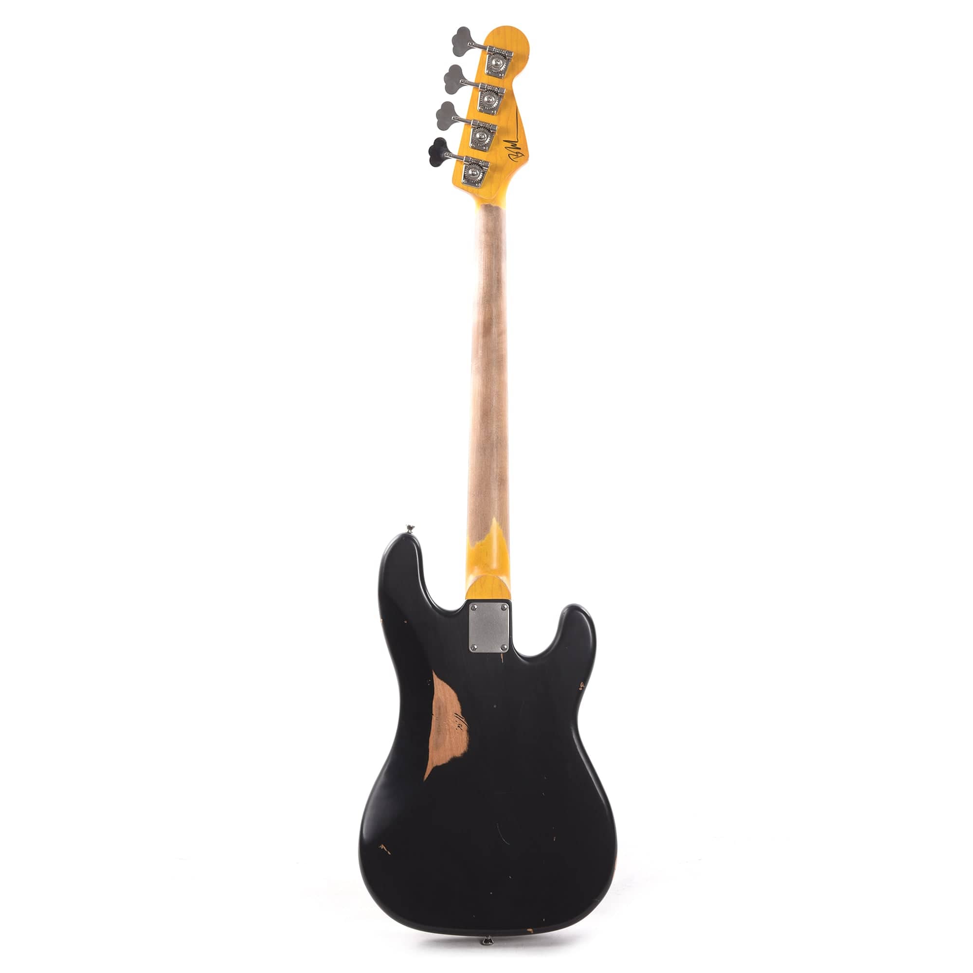 Nash PB-63 LEFTY Black Medium Relic w/4-Ply Tortoise Pickguard & Lollar Pickups Bass Guitars / 4-String