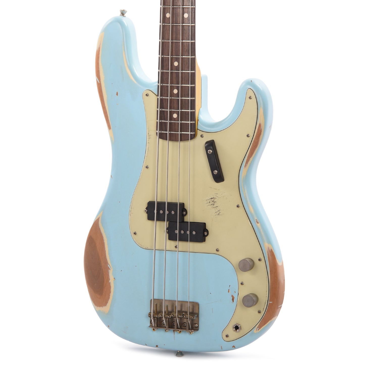 Nash PB-63 Sonic Blue Heavy Relic Bass Guitars / 4-String