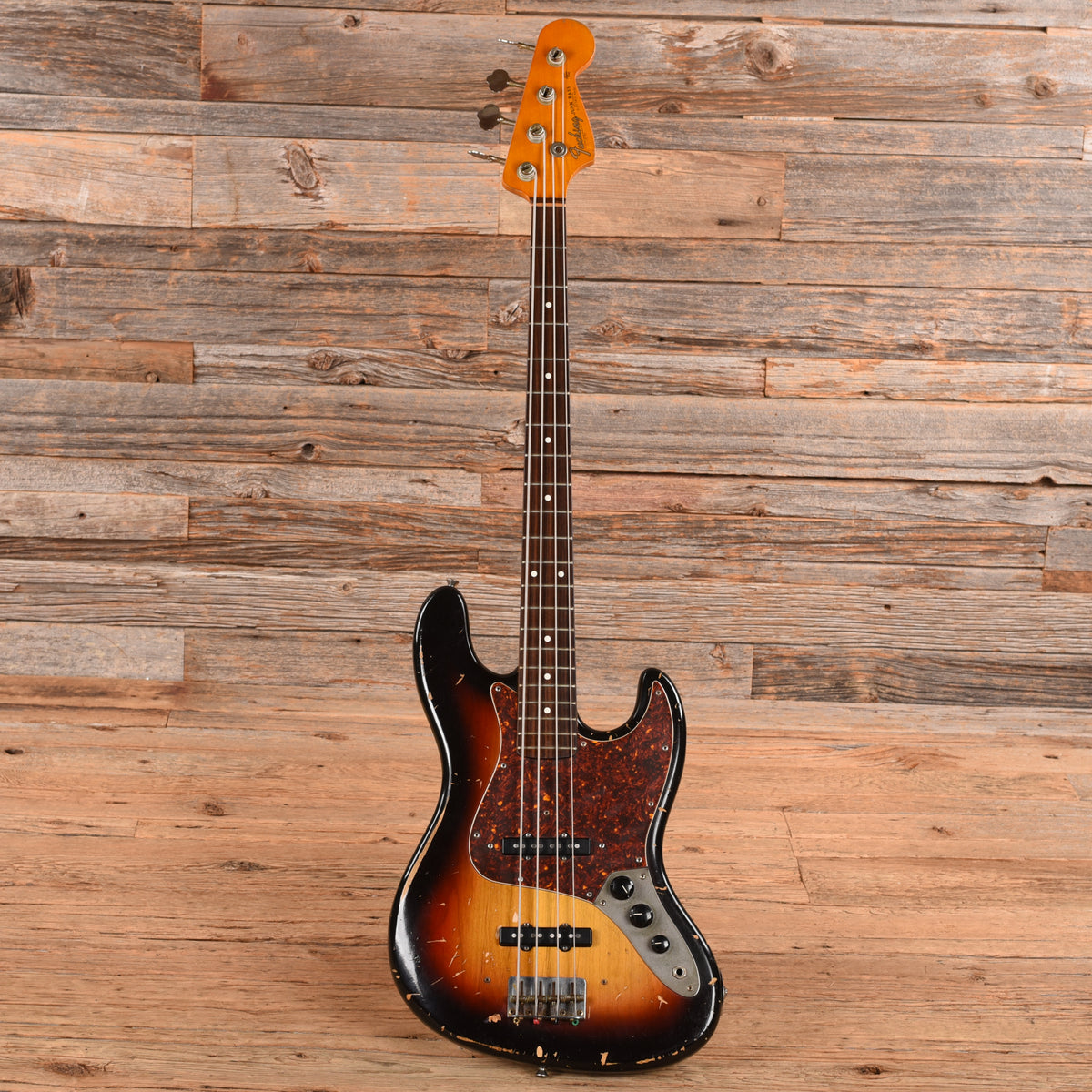 Nash Jazz Bass (Dual-Output Conversion, Custom Decal) Sunburst 2007 Bass Guitars