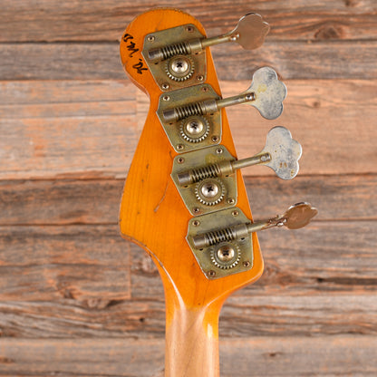 Nash Jazz Bass (Dual-Output Conversion, Custom Decal) Sunburst 2007 Bass Guitars