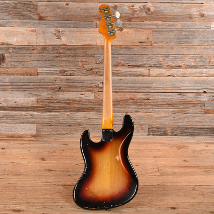 Nash Jazz Bass (Dual-Output Conversion, Custom Decal) Sunburst 2007 Bass Guitars