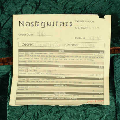 Nash S-63 Red Sparkle 2021 Electric Guitars
