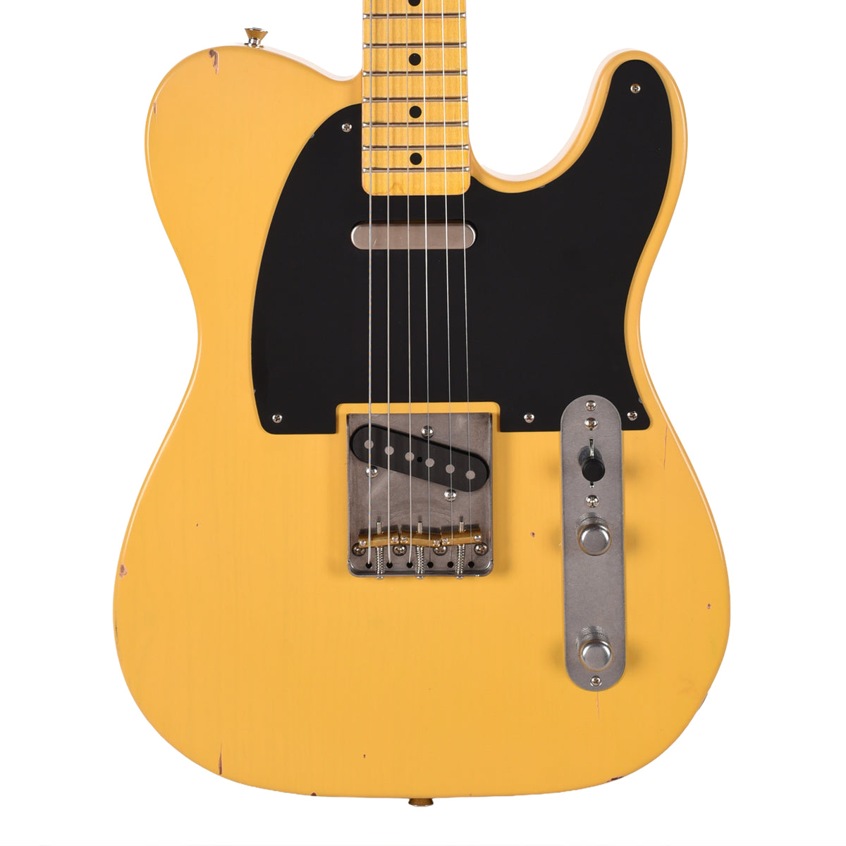 Nash T-52 Butterscotch Blonde w/ Light Aging & Nautilus Neck Electric Guitars