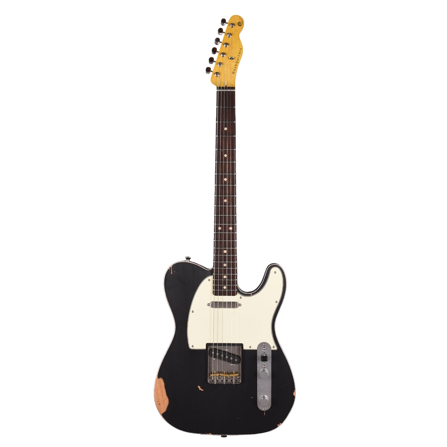 Nash T-63 Black Double Bound w/ Medium Aging and Nautilus Neck Electric Guitars