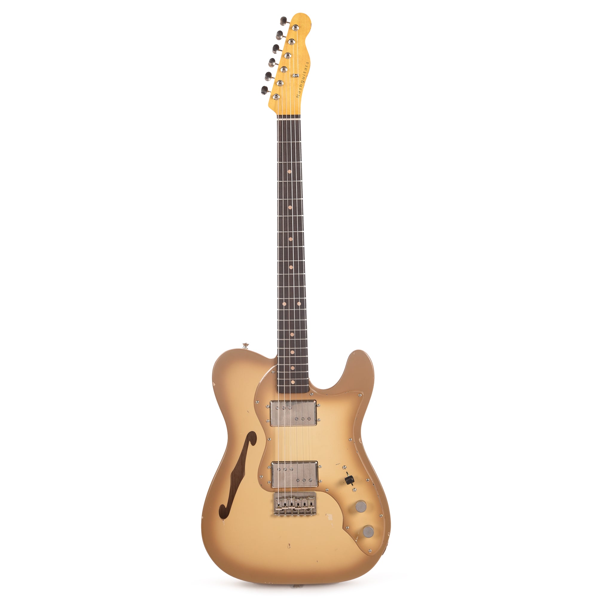 Nash T-72-TL Thinline Ash Antigua Light Relic Electric Guitars / Semi-Hollow