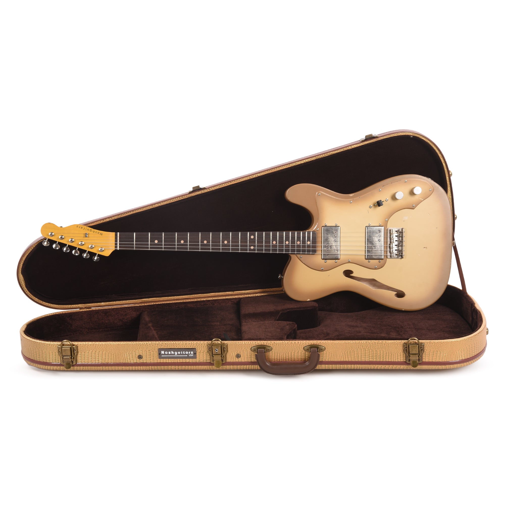 Nash T-72-TL Thinline Ash Antigua Light Relic Electric Guitars / Semi-Hollow