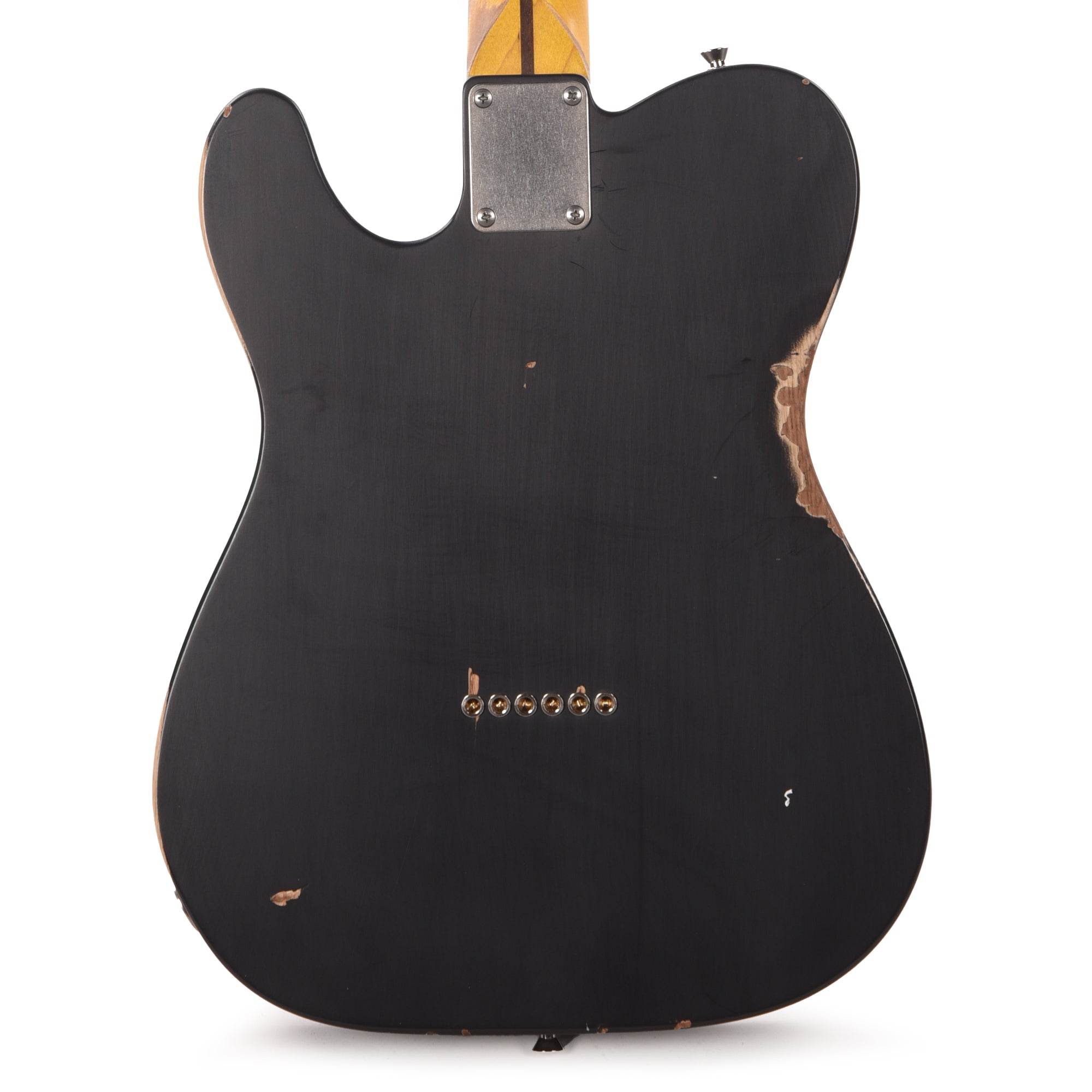 Nash T-72-TL Thinline Ash Black Medium Relic Electric Guitars / Semi-Hollow