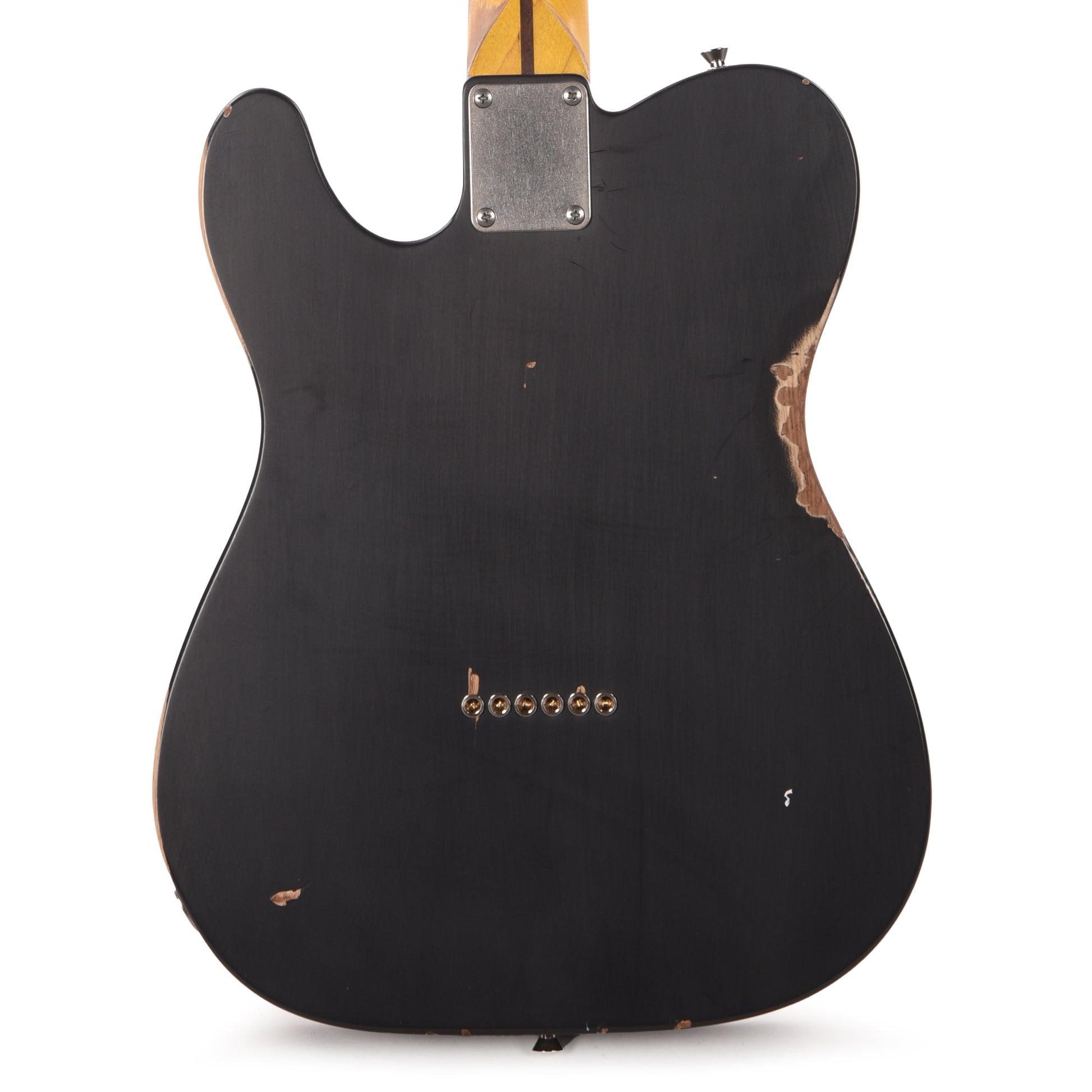 Nash T-72-TL Thinline Ash Black Medium Relic Electric Guitars / Semi-Hollow