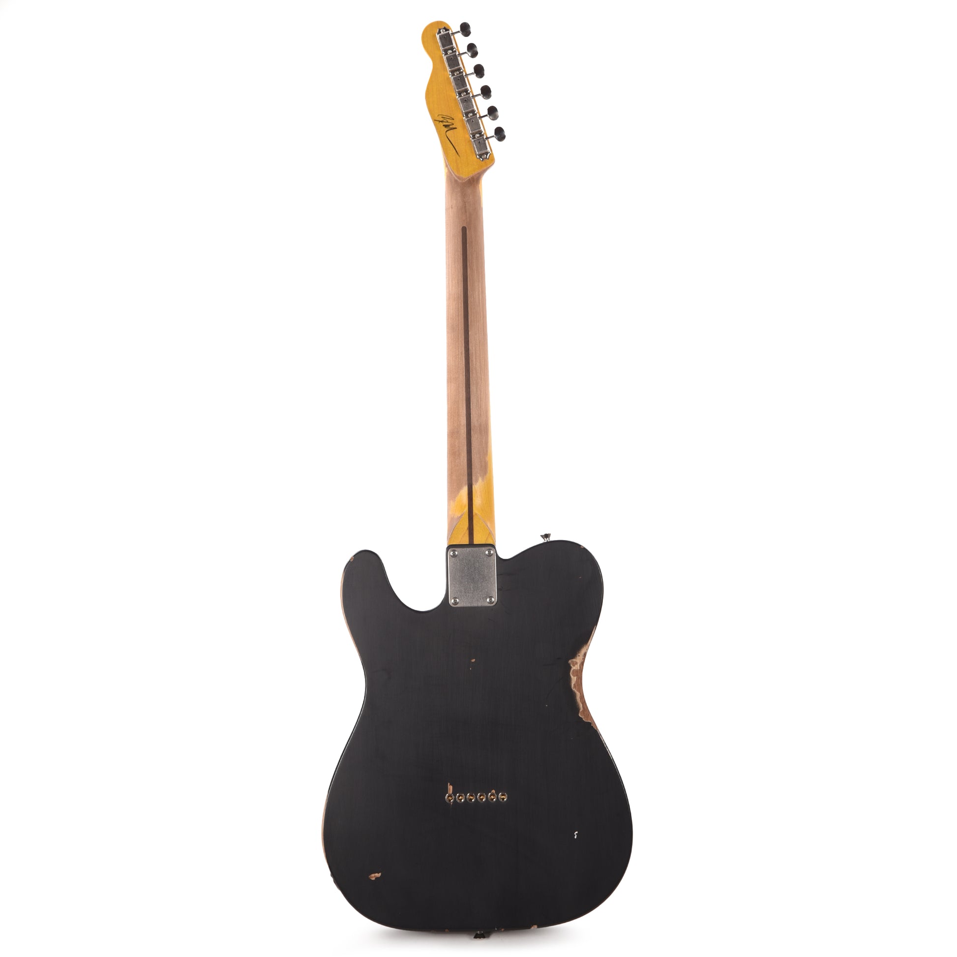 Nash T-72-TL Thinline Ash Black Medium Relic Electric Guitars / Semi-Hollow
