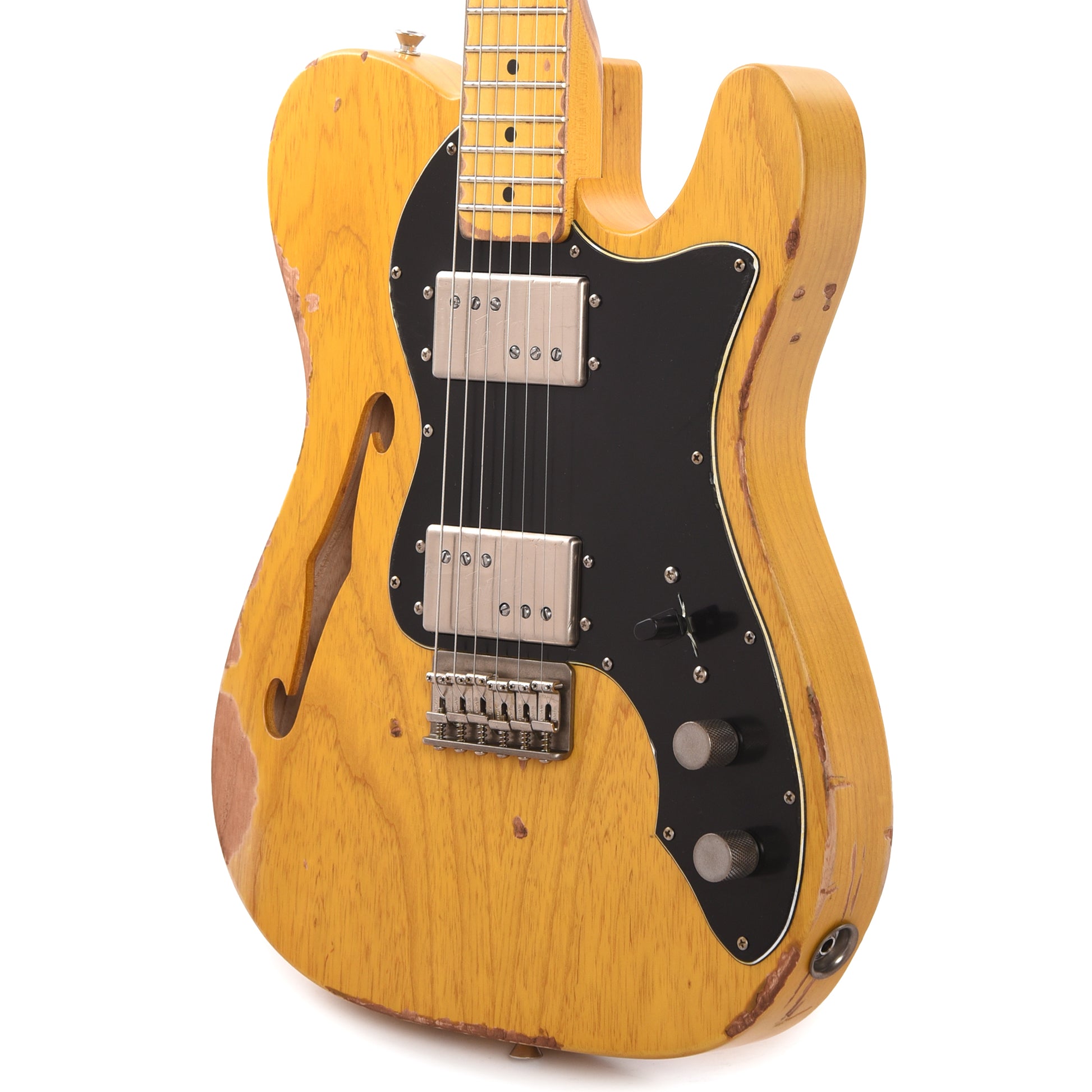 Nash T-72-TL Thinline Ash Natural Heavy Relic Electric Guitars / Semi-Hollow
