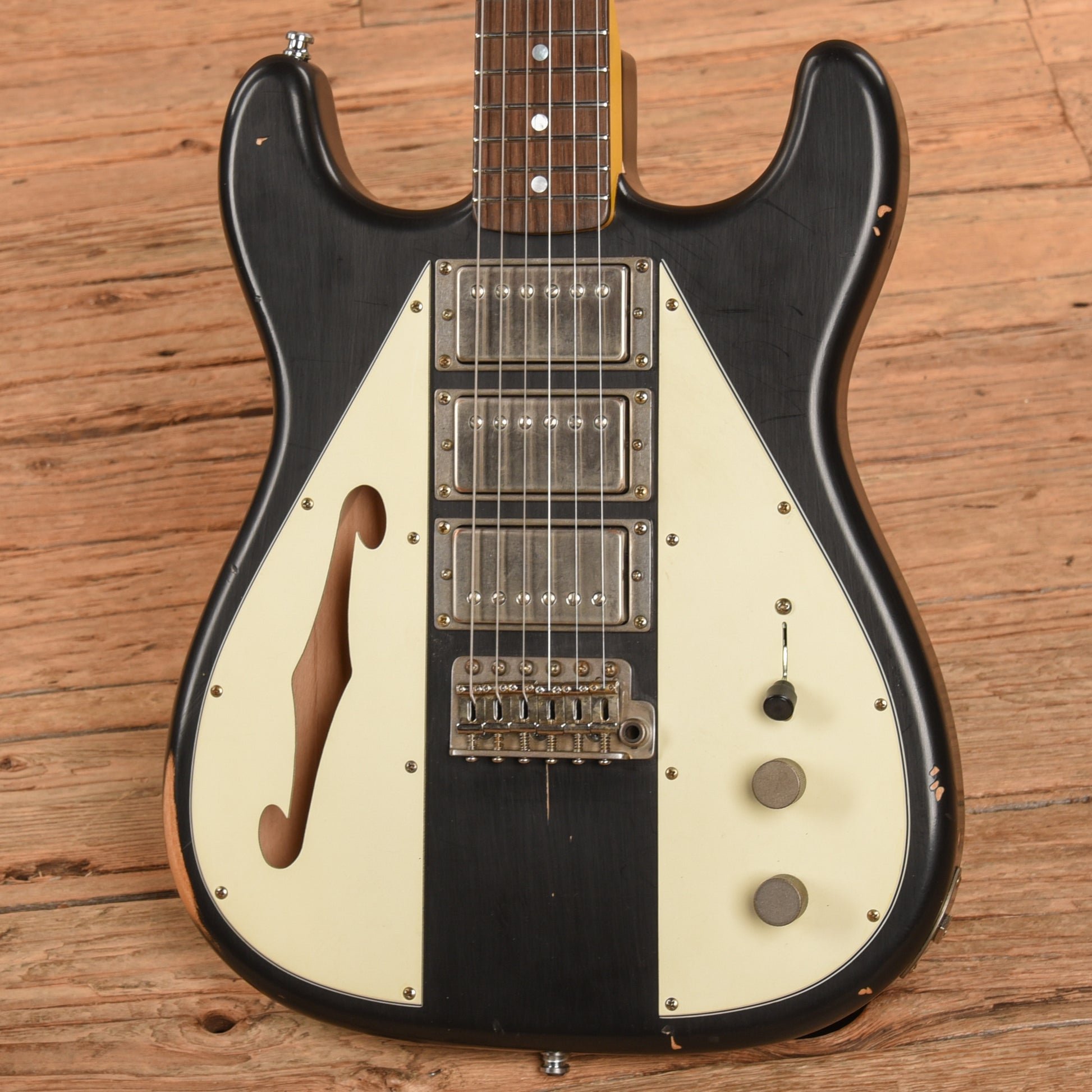 Nash WF3 Wayfarer Black - Dave Amato of REO Speedwagon Electric Guitars / Semi-Hollow