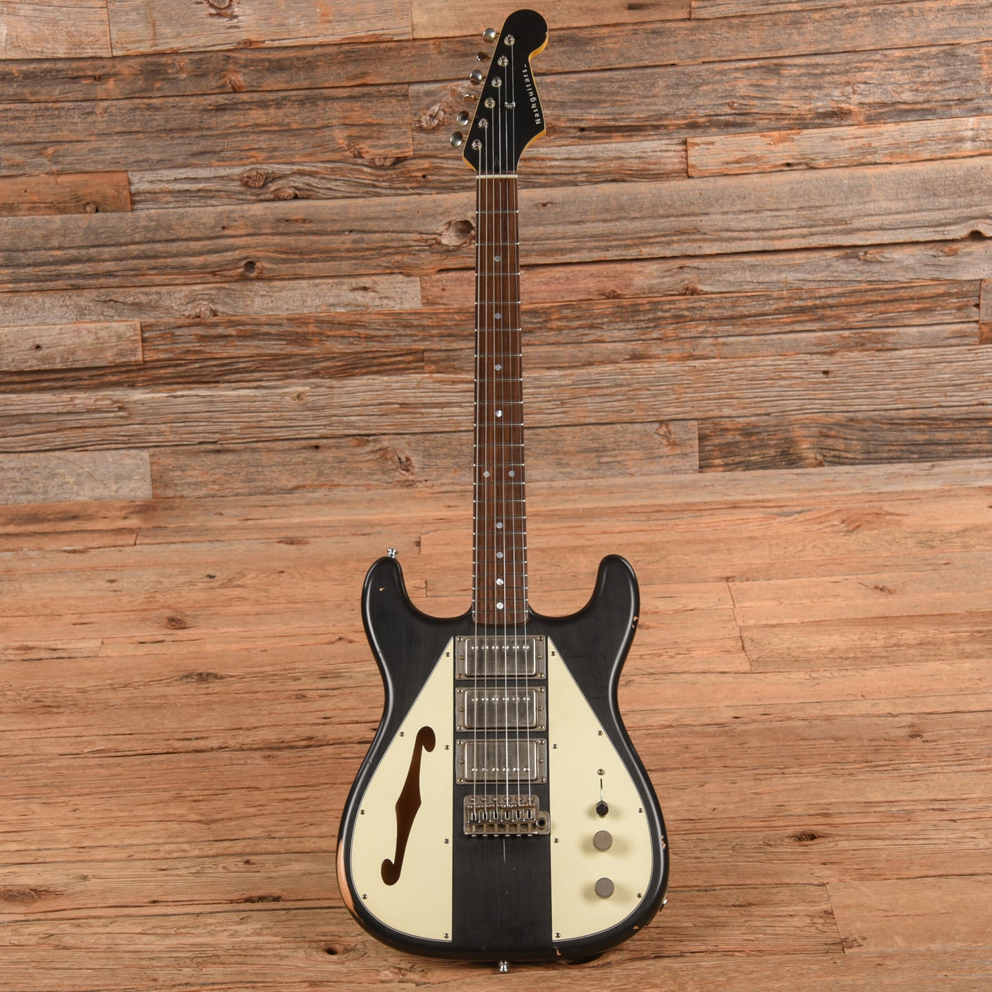 Nash WF3 Wayfarer Black - Dave Amato of REO Speedwagon Electric Guitars / Semi-Hollow
