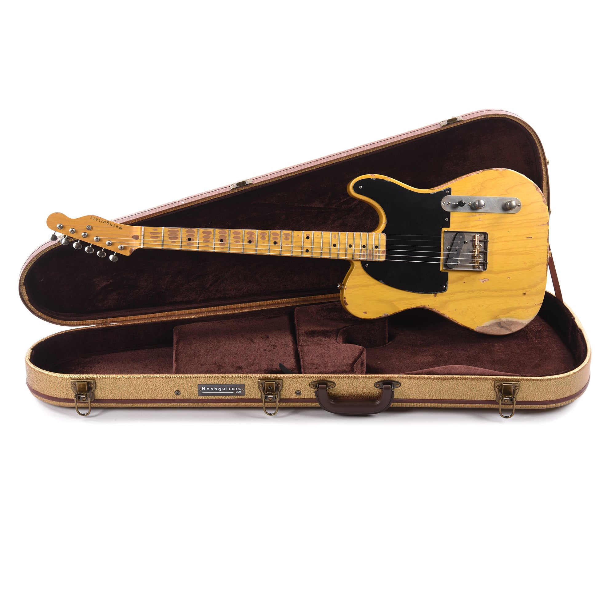 Nash E-52 Ash Natural Heavy Relic Electric Guitars / Solid Body