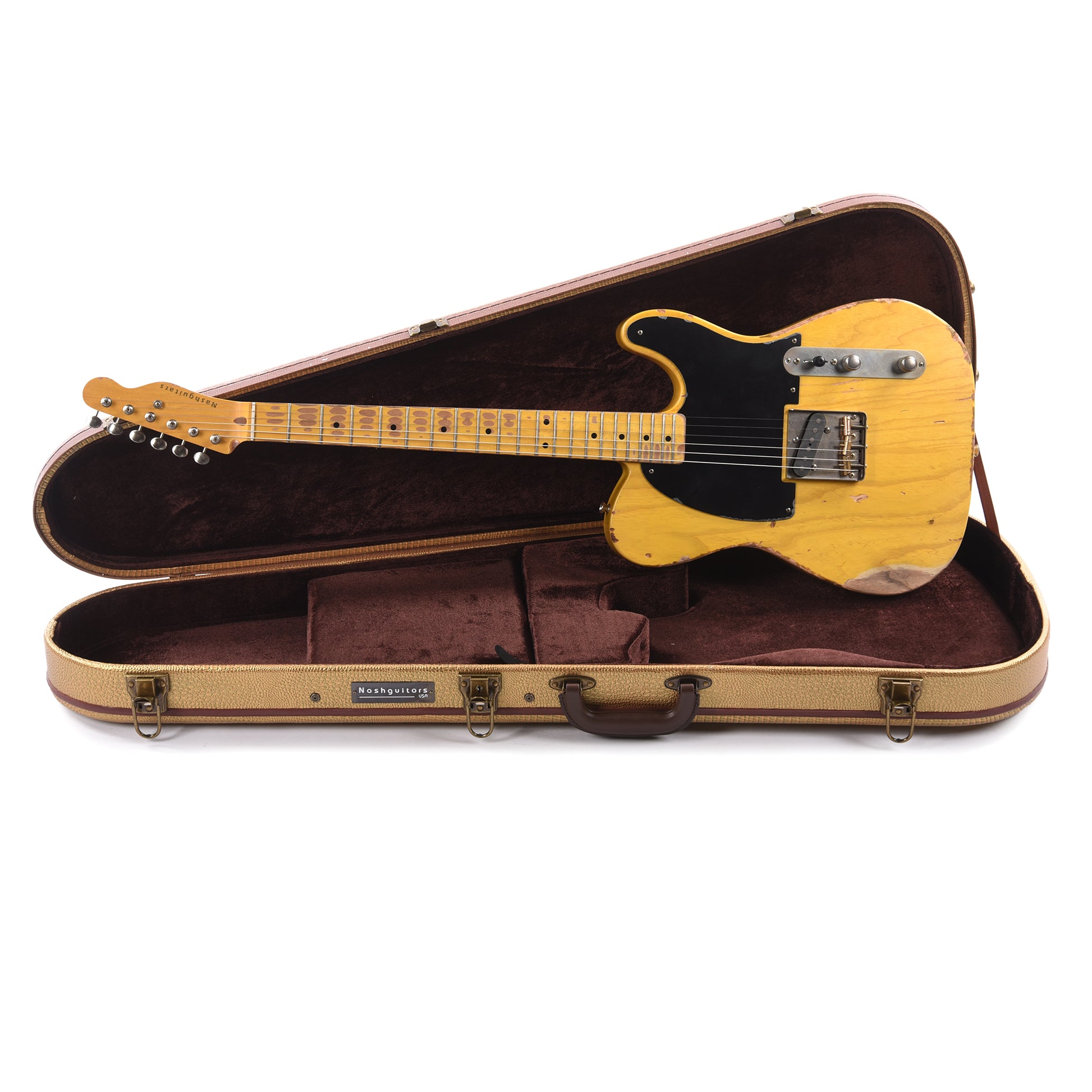 Nash E-52 Ash Natural Heavy Relic Electric Guitars / Solid Body