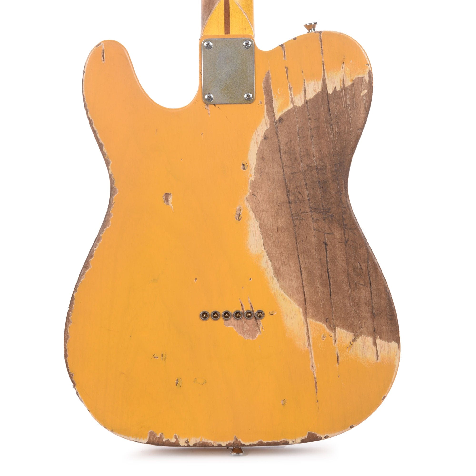 Nash E-52 Butterscotch Blonde Extra Heavy Relic w/1-Ply Black Pickguard & Duncan Stacked Electric Guitars / Solid Body
