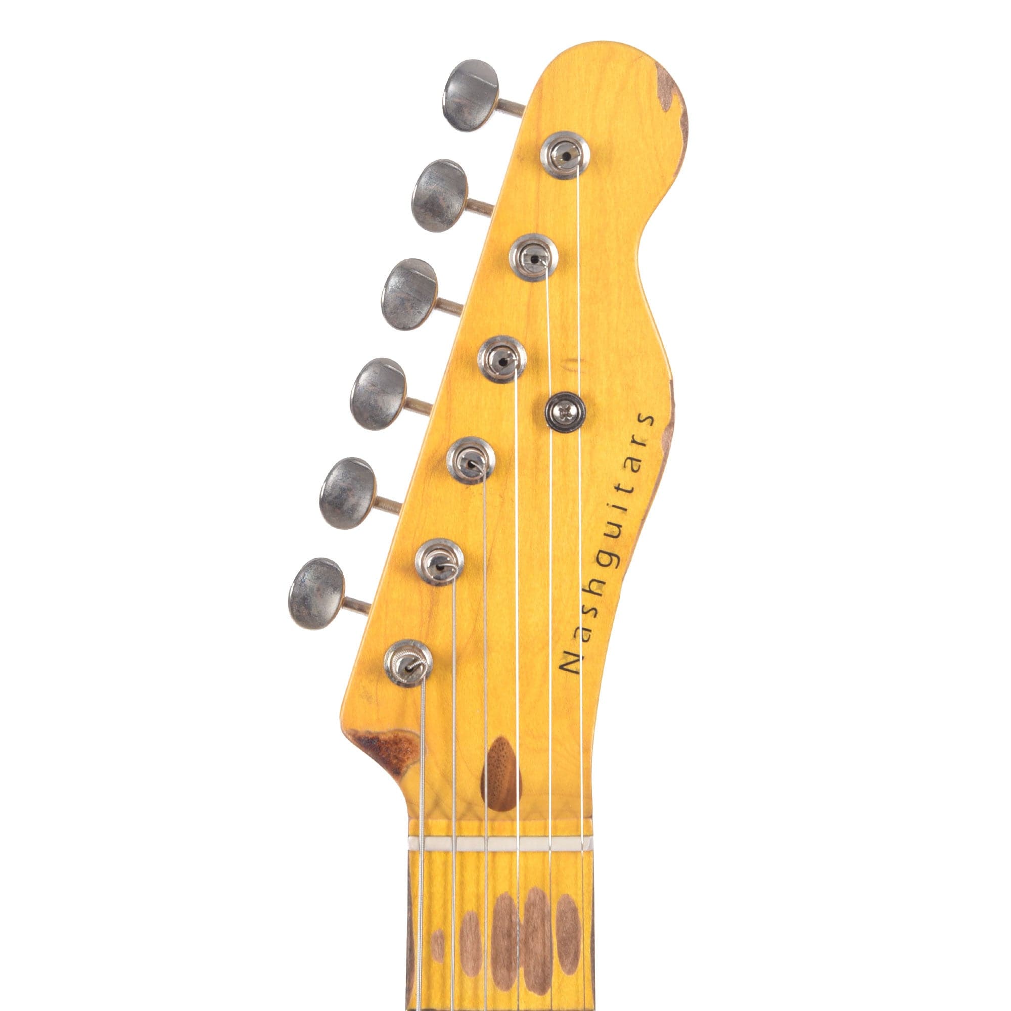 Nash E-52 Butterscotch Blonde Extra Heavy Relic w/1-Ply Black Pickguard & Duncan Stacked Electric Guitars / Solid Body
