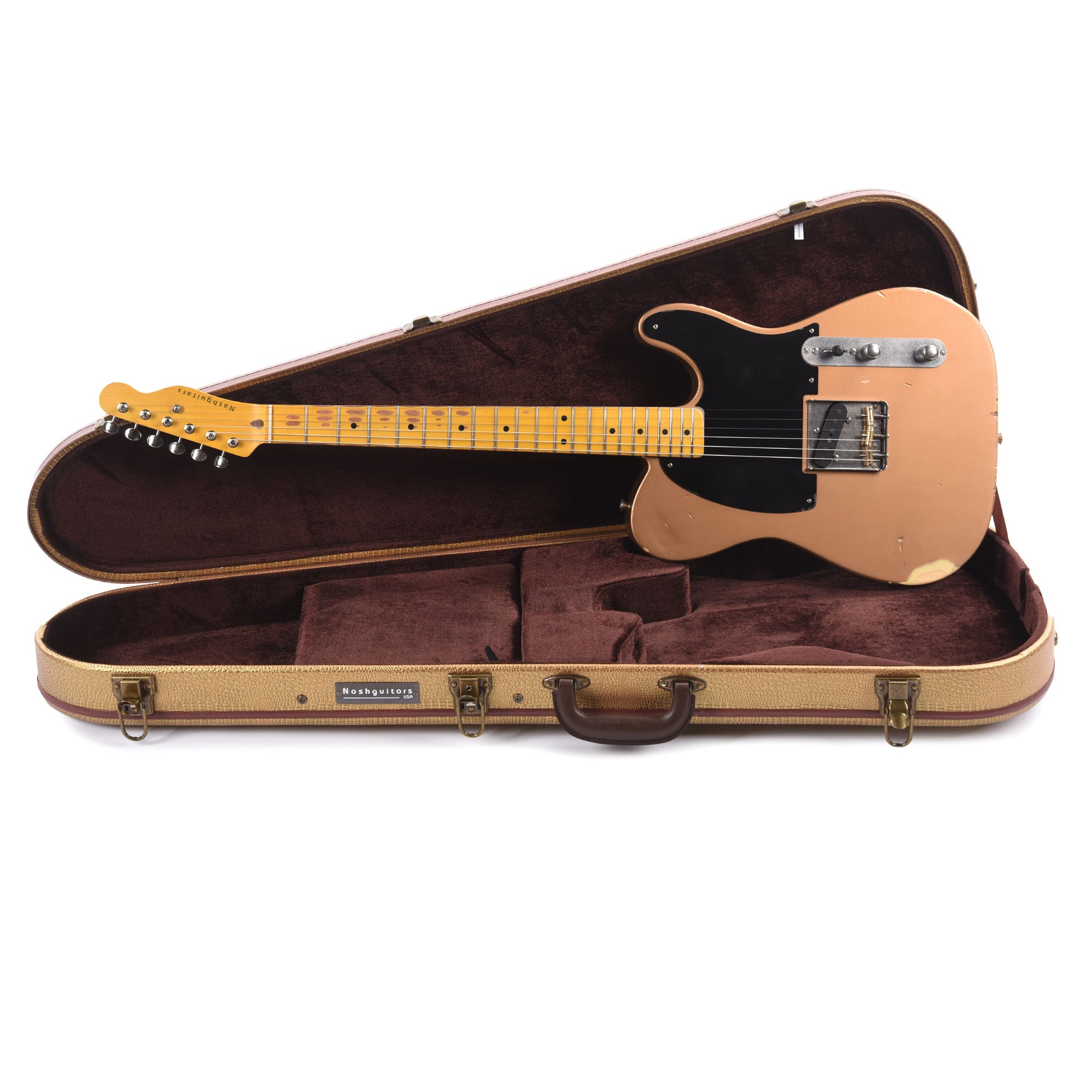 Nash E-52 Pine Goldtop Gold Medium Relic Electric Guitars / Solid Body