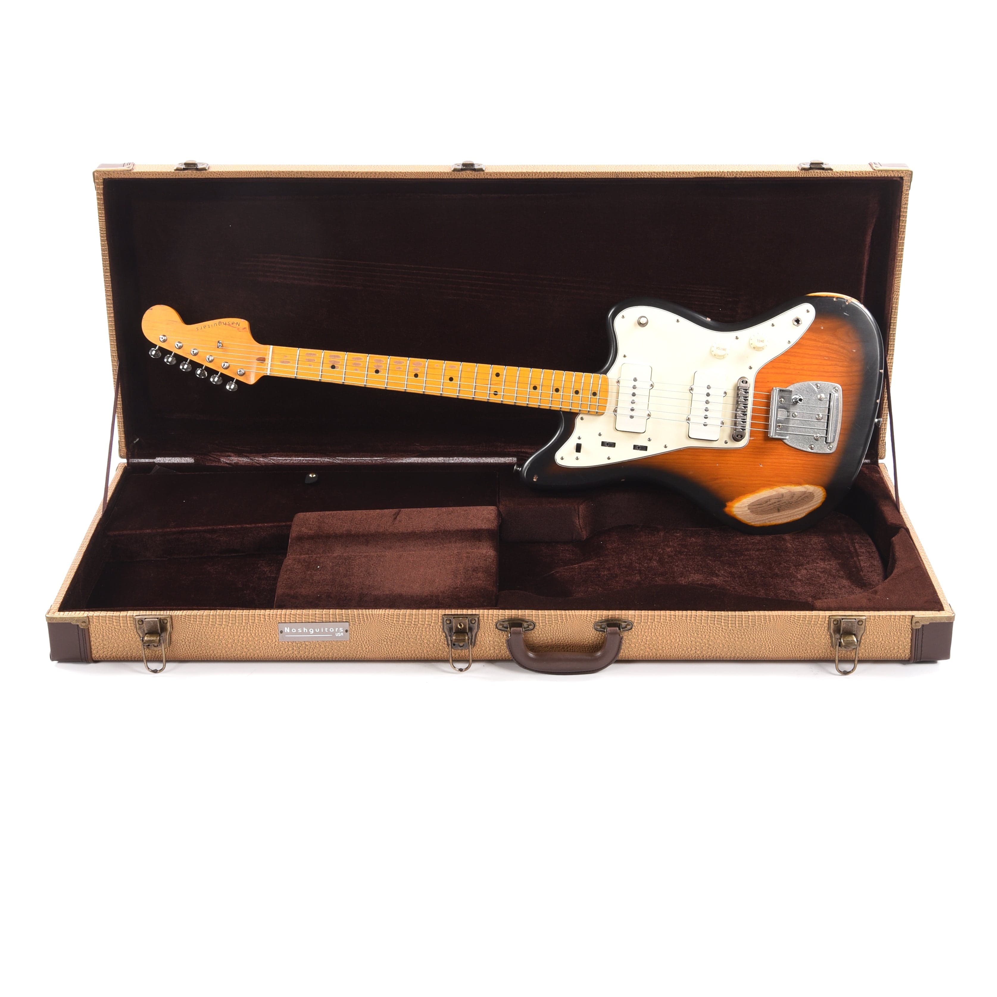Nash JM-63 Ash 2 Tone Burst Medium Relic Electric Guitars / Solid Body