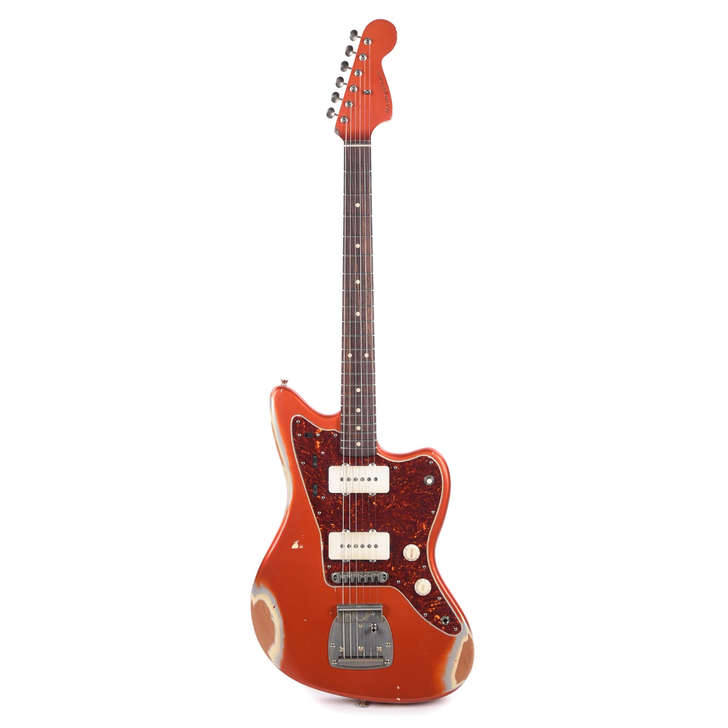 Nash JM-63 Candy Tangerine Heavy Relic w/Matching Headstock Electric Guitars / Solid Body