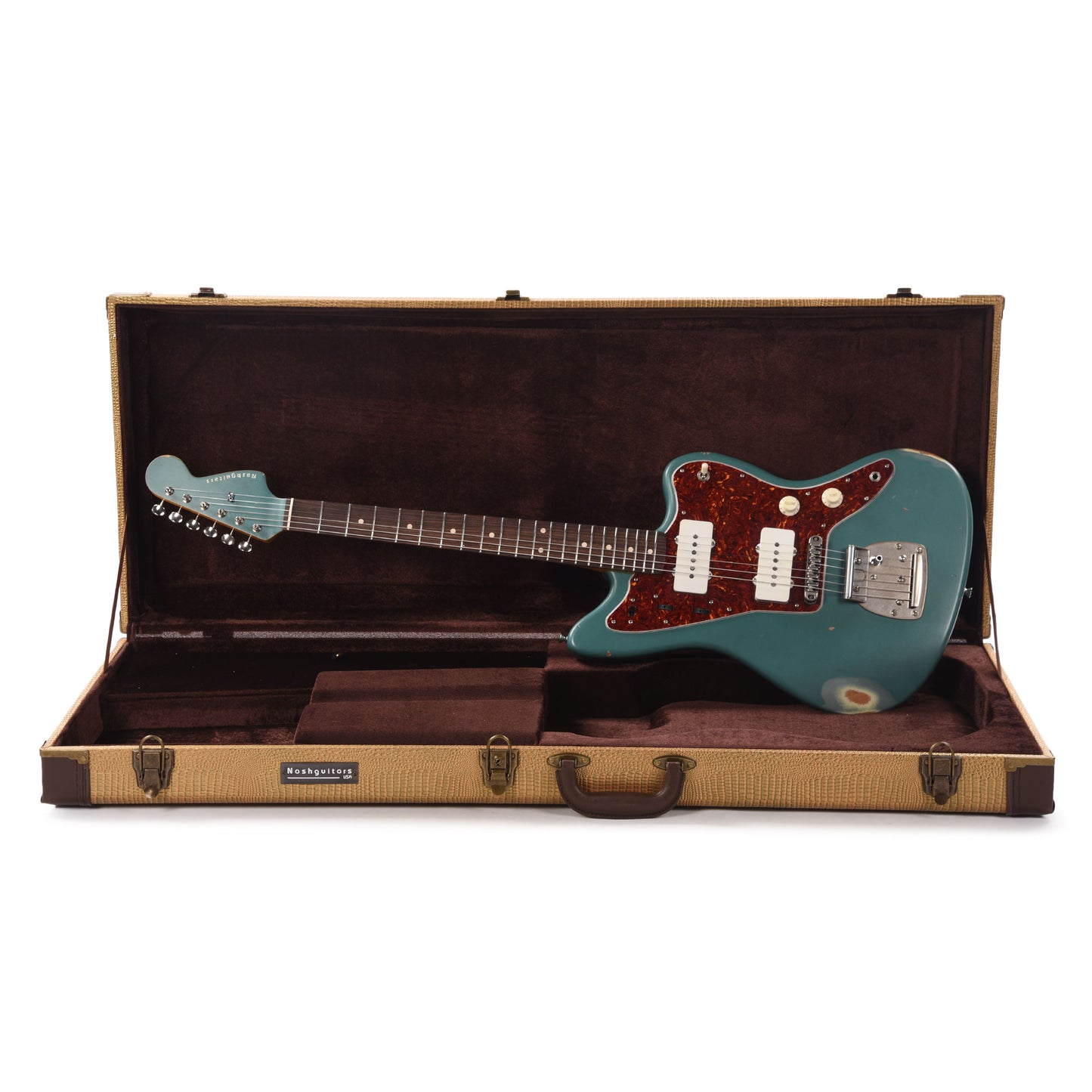 Nash JM-63 Sherwood Green Metallic Medium Relic w/Matching Headstock Electric Guitars / Solid Body