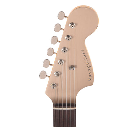Nash JM-63 Shoreline Gold Metallic Light Aged w/Matching Headstock Electric Guitars / Solid Body