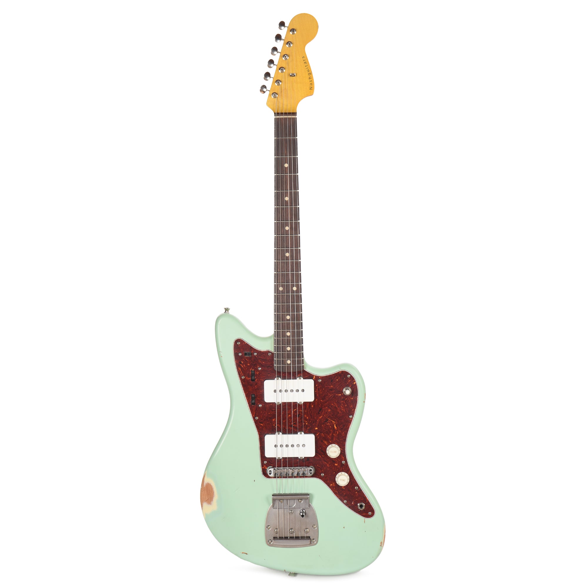 Nash JM-63 Surf Green Medium Relic w/Matching Headstock Electric Guitars / Solid Body