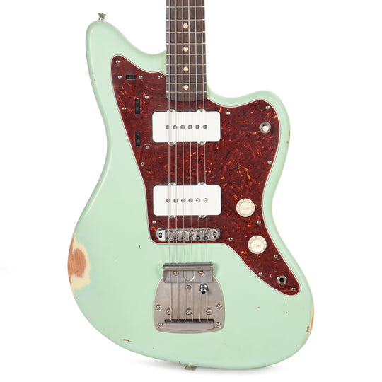 Nash JM-63 Surf Green Medium Relic w/Matching Headstock Electric Guitars / Solid Body