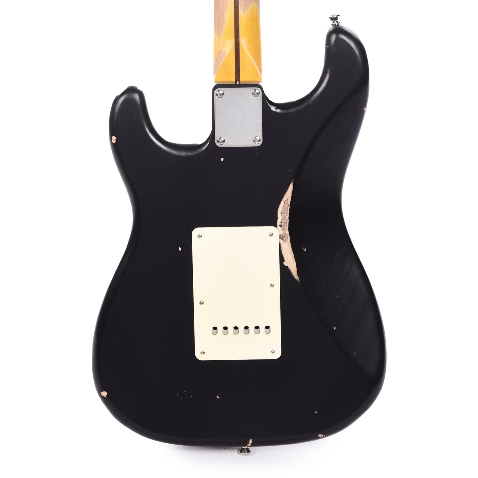 Nash S-57 Ash Black Medium/Heavy Relic Electric Guitars / Solid Body