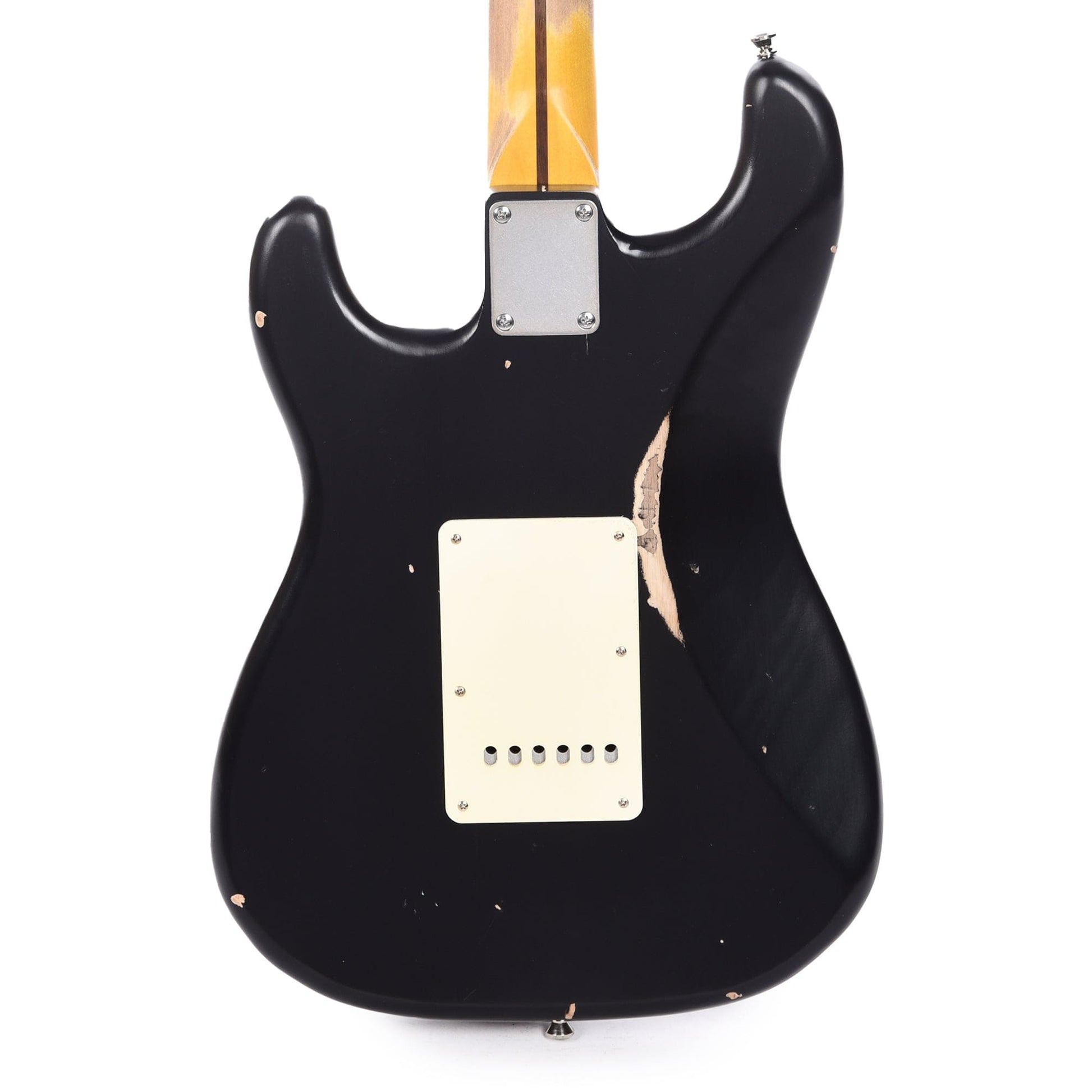 Nash S-57 Ash Black Medium/Heavy Relic Electric Guitars / Solid Body