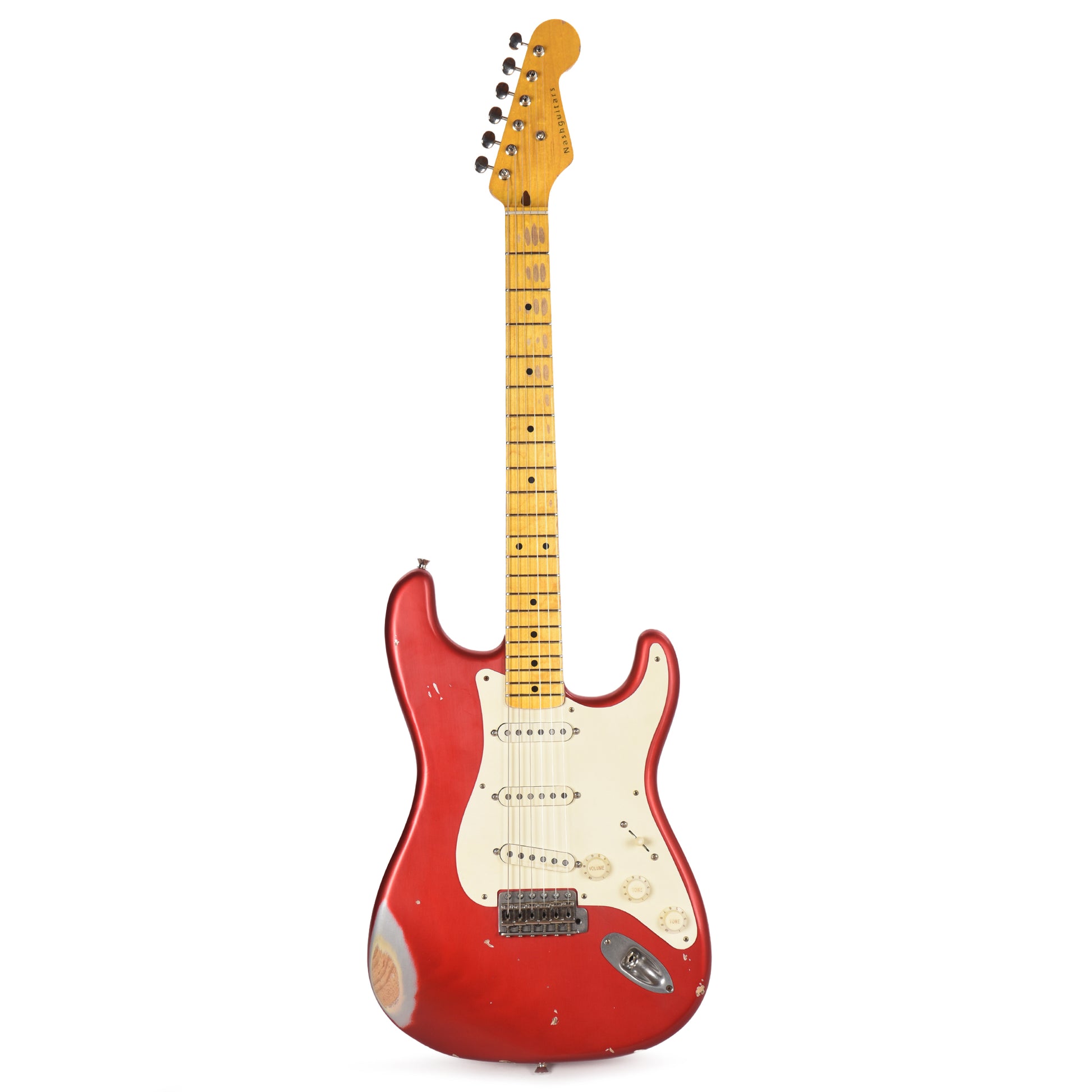 Nash S-57 Candy Apple Red Medium Relic Electric Guitars / Solid Body