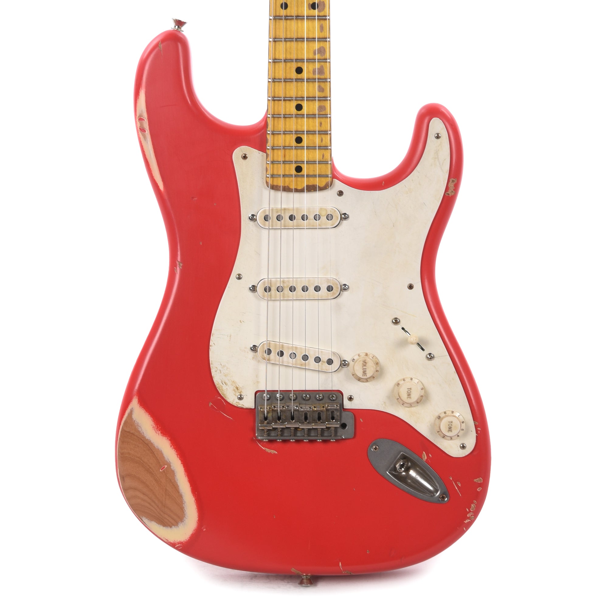Nash S-57 Fiesta Red Heavy Relic Electric Guitars / Solid Body