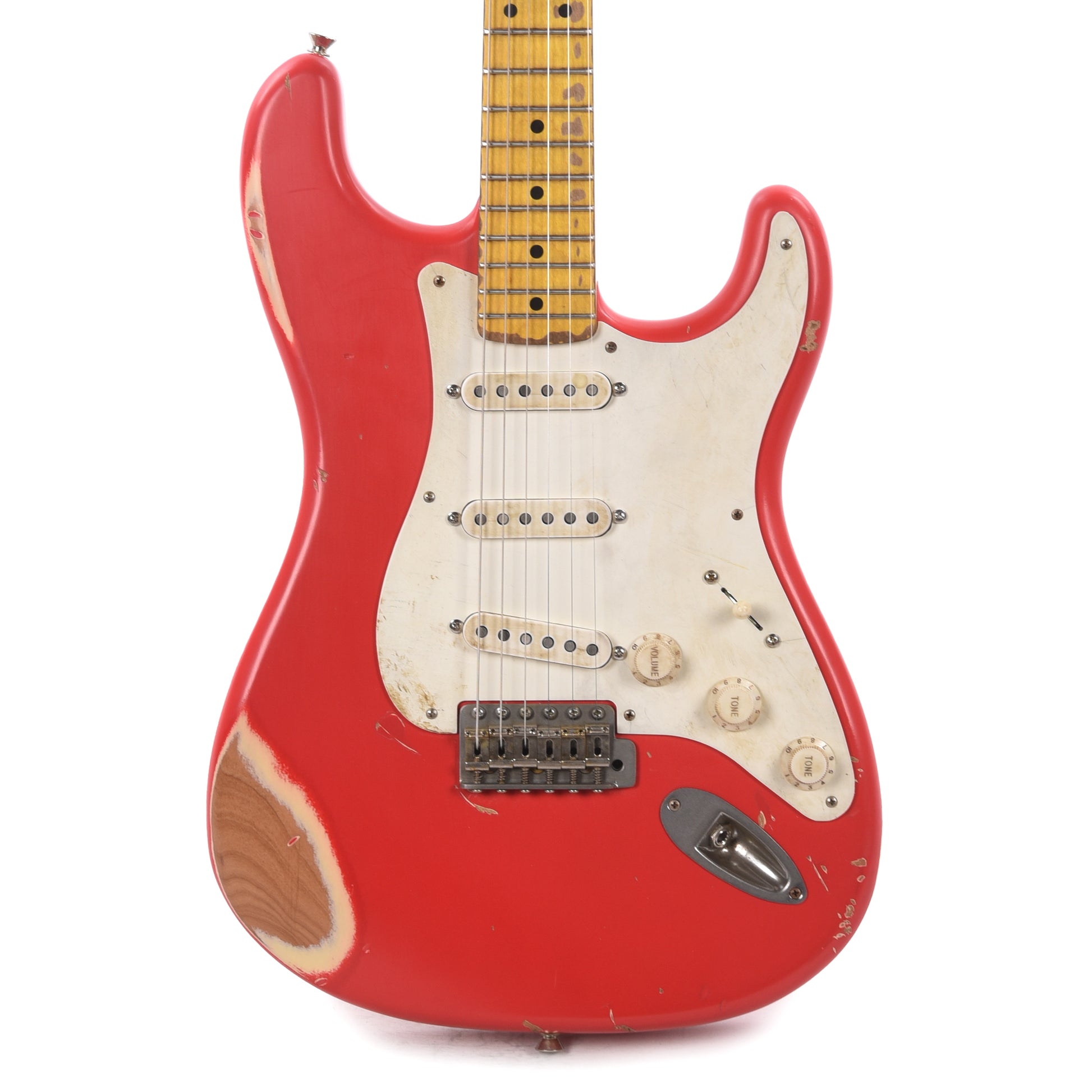 Nash S-57 Fiesta Red Heavy Relic Electric Guitars / Solid Body