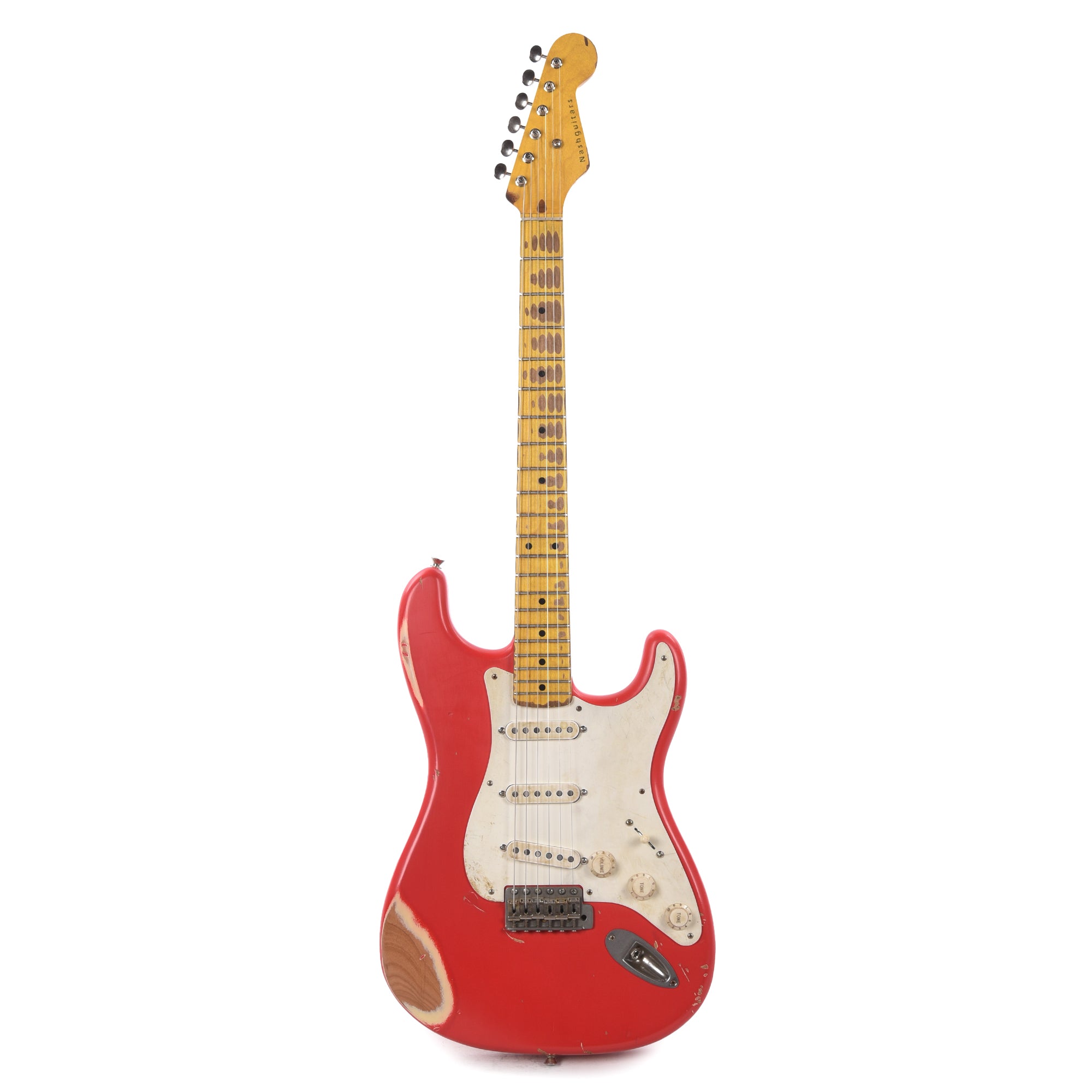 Nash S-57 Fiesta Red Heavy Relic Electric Guitars / Solid Body