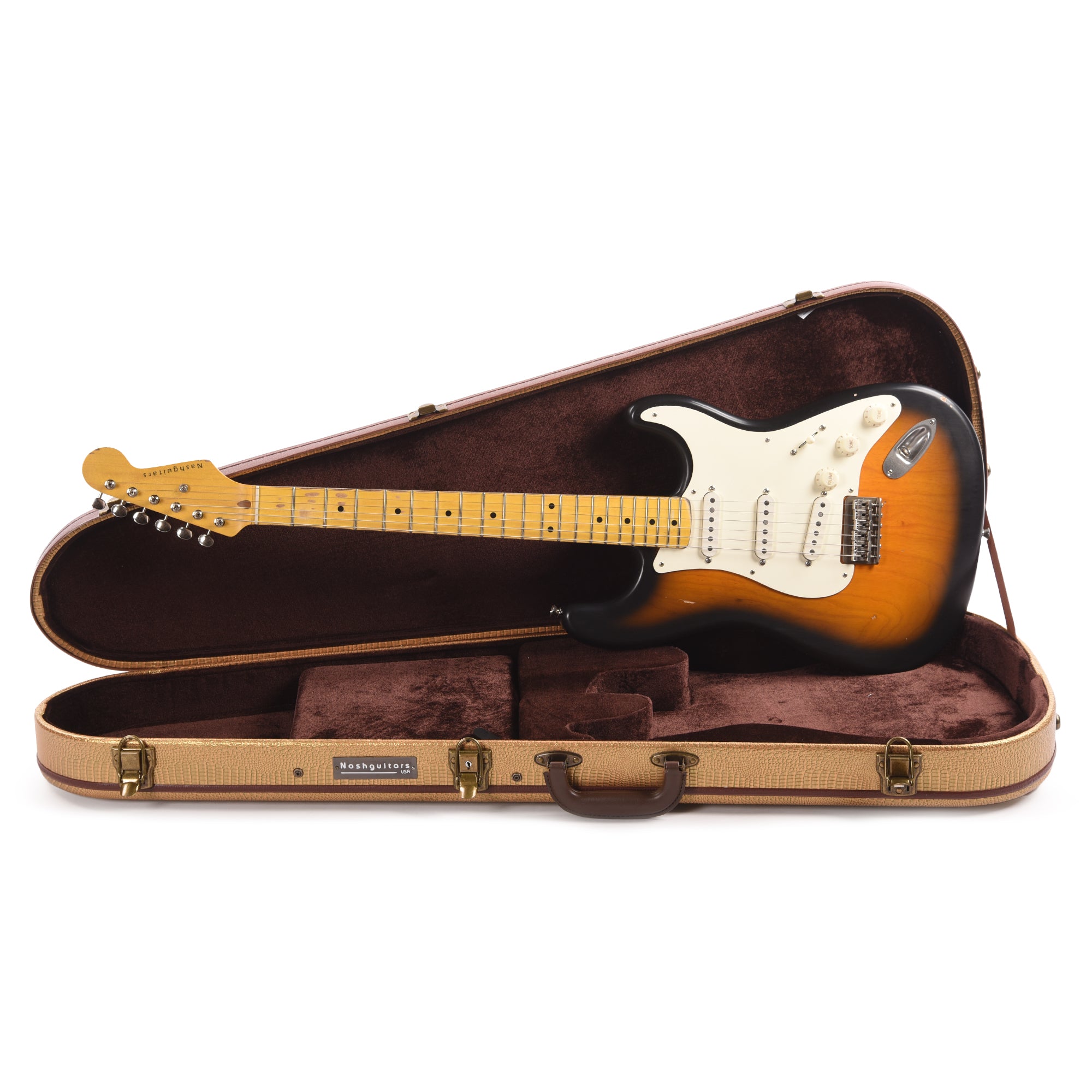 Nash S-57 Hard Tail Ash 2 Tone Burst Light Relic Electric Guitars / Solid Body