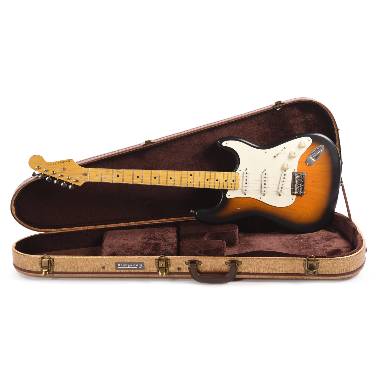Nash S-57 Hard Tail Ash 2 Tone Burst Light Relic Electric Guitars / Solid Body
