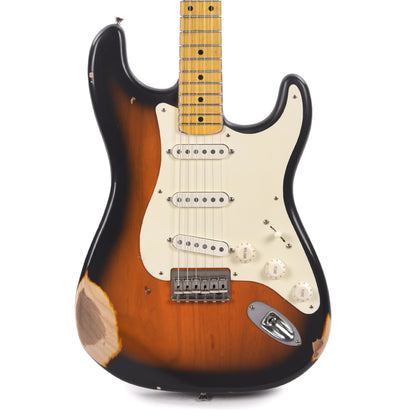 Nash S-57 Hard Tail Ash 2 Tone Burst Medium Relic Electric Guitars / Solid Body