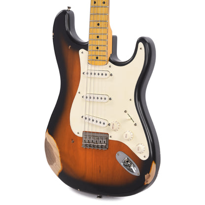 Nash S-57 Hard Tail Ash 2 Tone Burst Medium Relic Electric Guitars / Solid Body