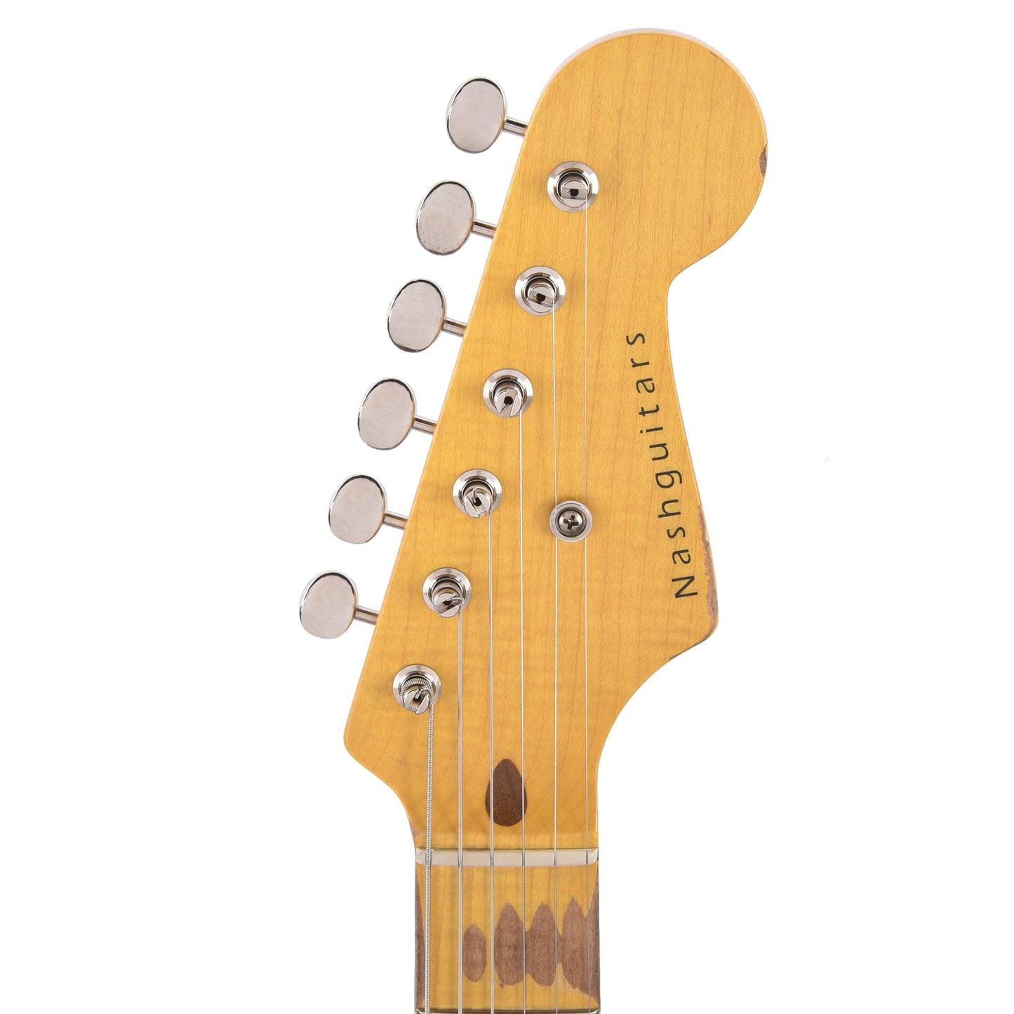 Nash S-57 Hard Tail Ash 2 Tone Burst Medium Relic Electric Guitars / Solid Body